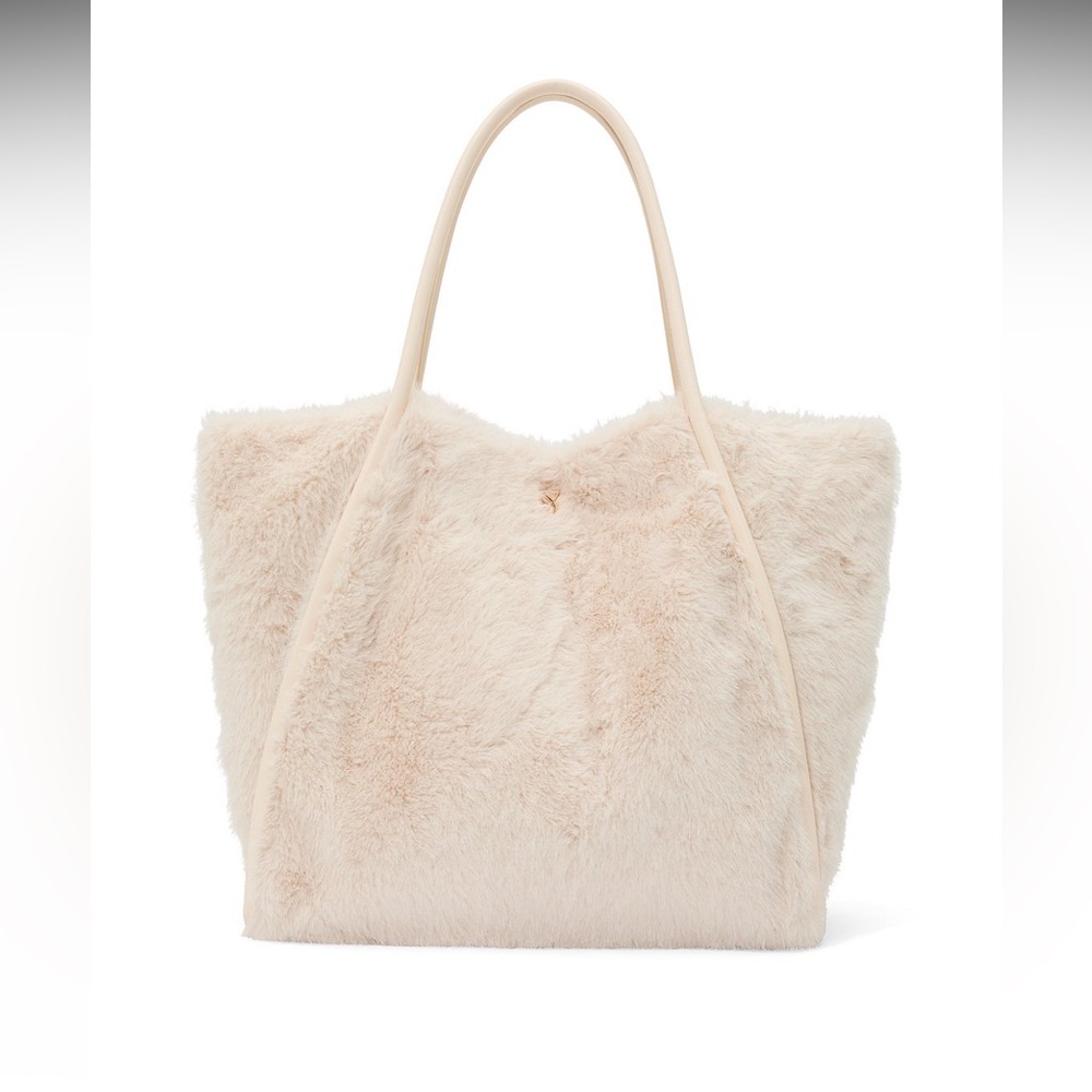 NEW Victoria Secret Faux Fur Tote Bag
